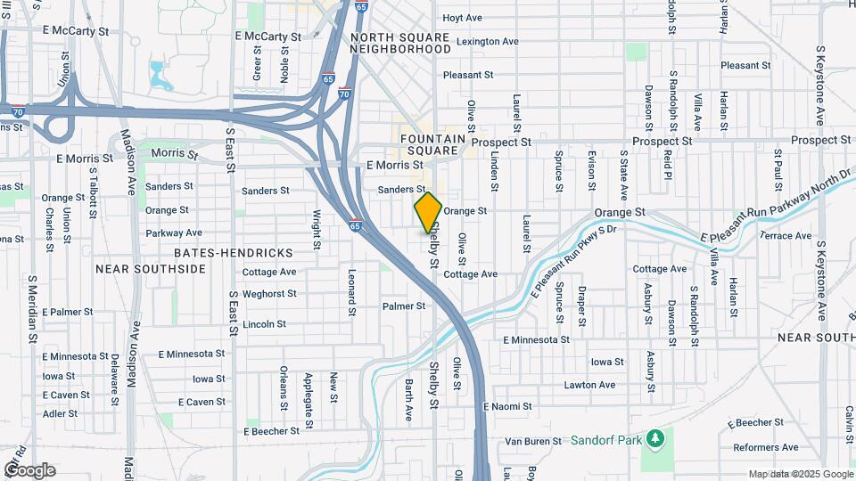 1354 Shelby St Map and Location Details