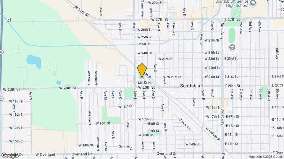2013 Mill Dr W Map and Location Details