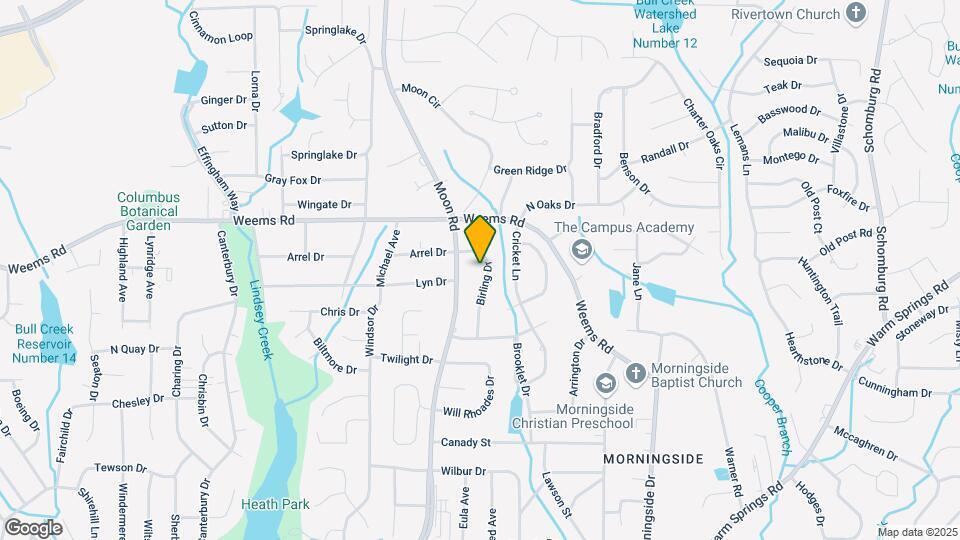 6343 Birling Dr Map and Location Details