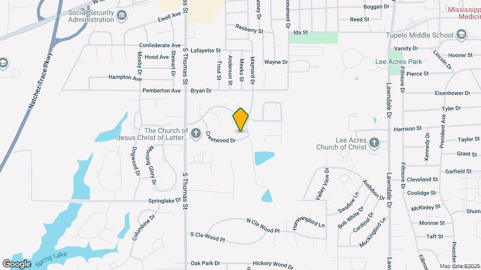 2302 Crestwood Dr Map and Location Details