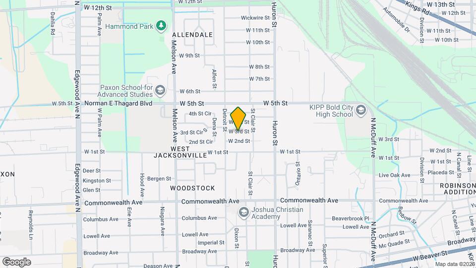 2938 W 3rd St Map and Location Details