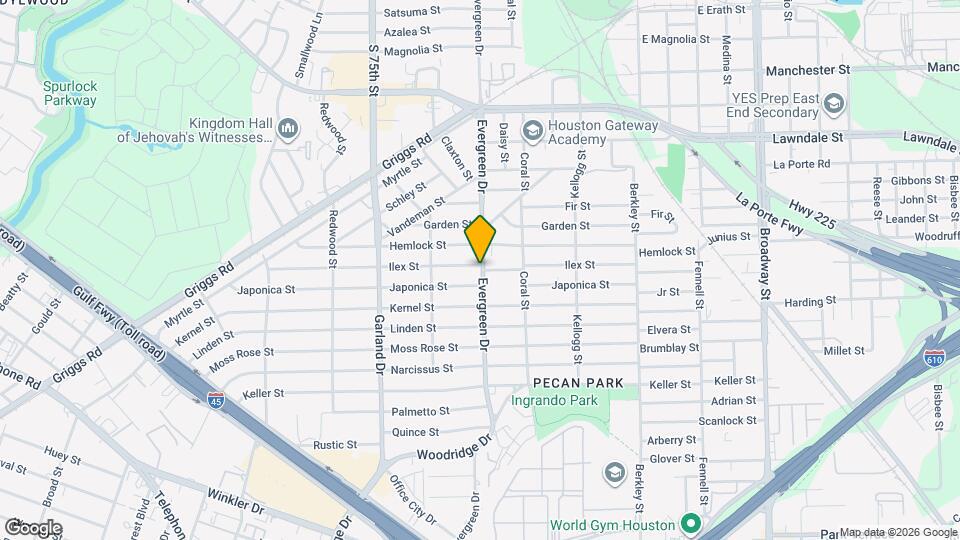 7150 Ilex St Map and Location Details