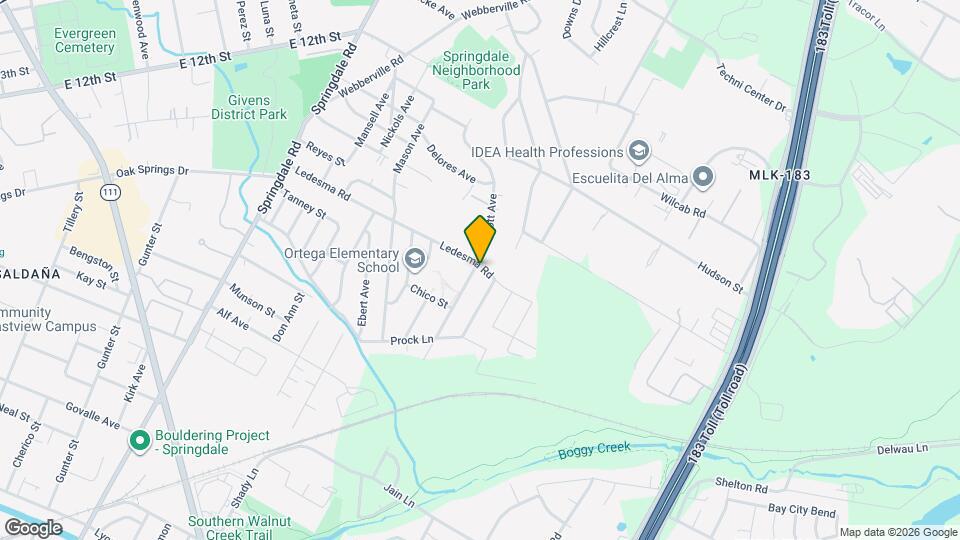 1041 Lott Ave Map and Location Details