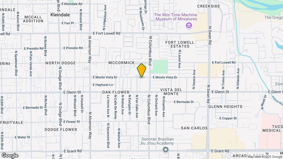 4234 E Monte Vista Dr Map and Location Details
