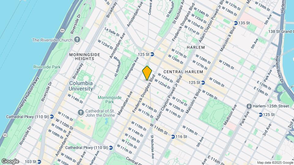 301 W 121st St Map and Location Details