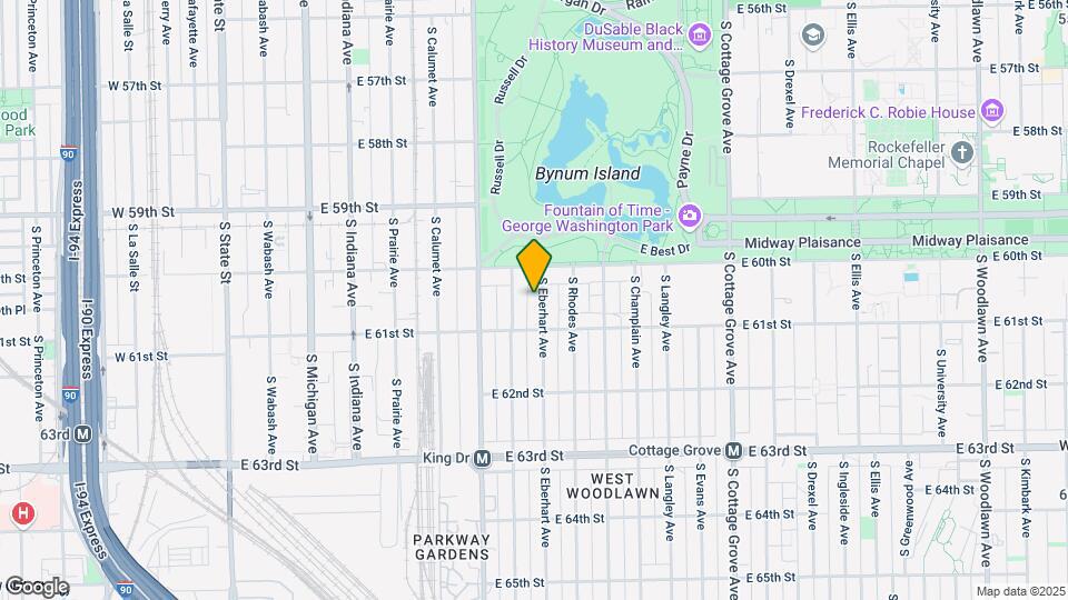 6030 S Eberhart Ave Map and Location Details