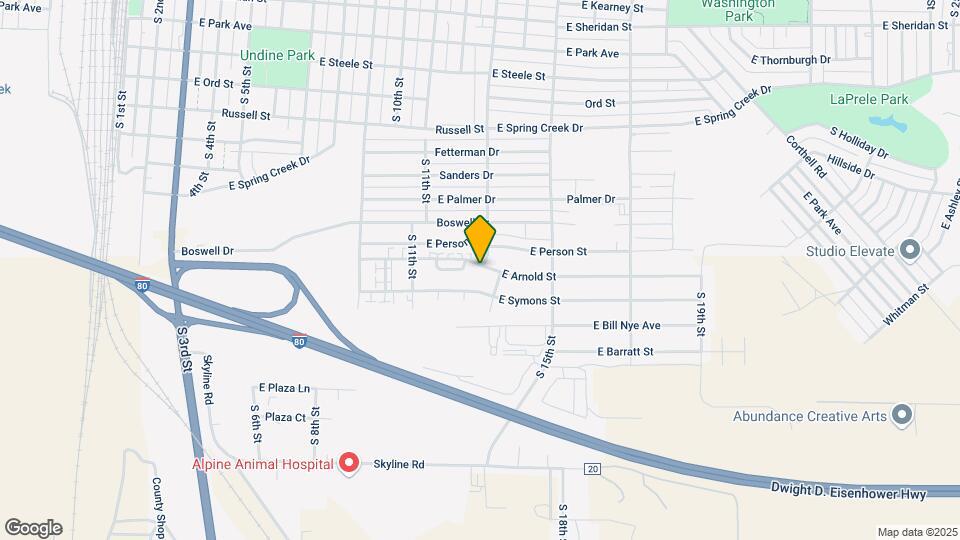 1234 E Arnold St Map and Location Details