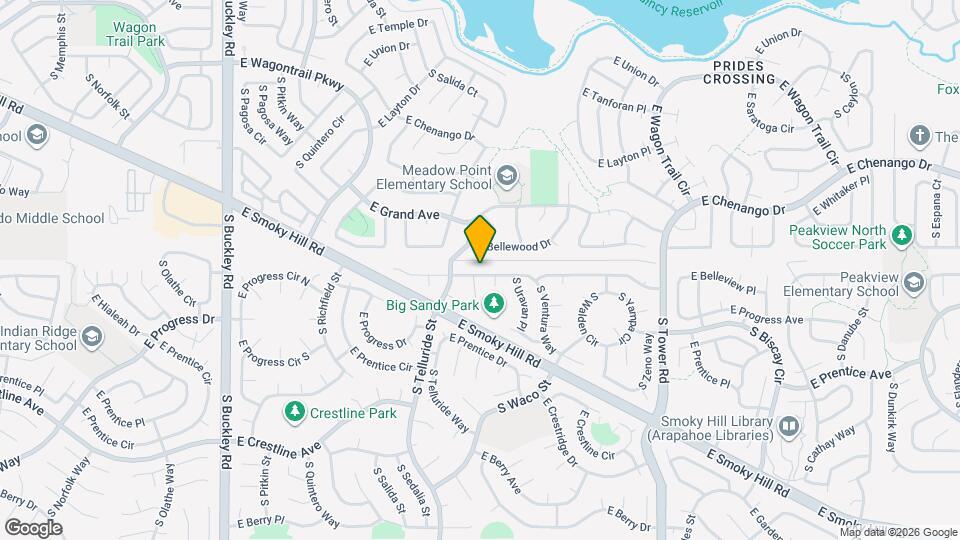 17829 E Belleview Pl Map and Location Details