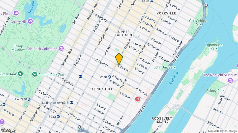 317 E 73rd St Map and Location Details