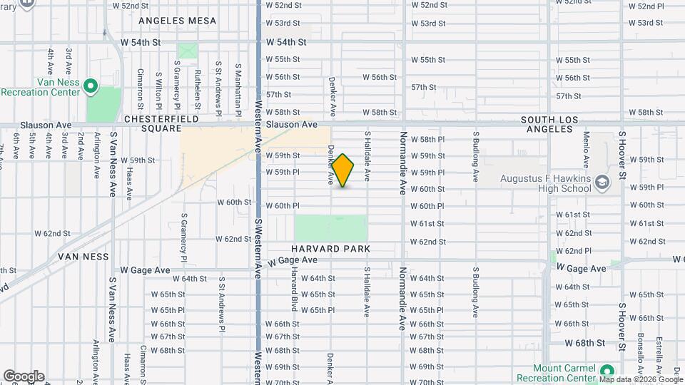 1542 W 60th St, Unit 1 Map and Location Details