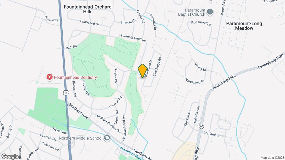 13008 Woodburn Dr Map and Location Details