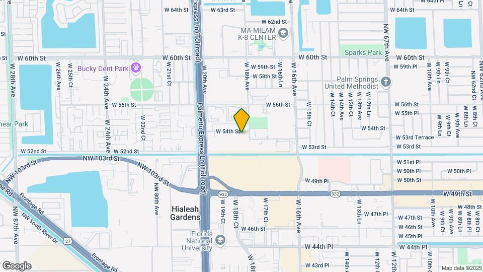 1800 W 54th St Map and Location Details