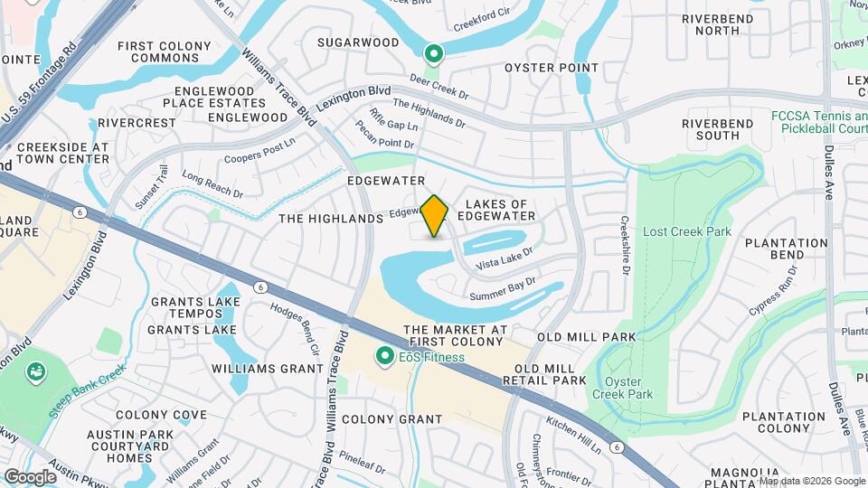 3126 Waters Way Dr Map and Location Details