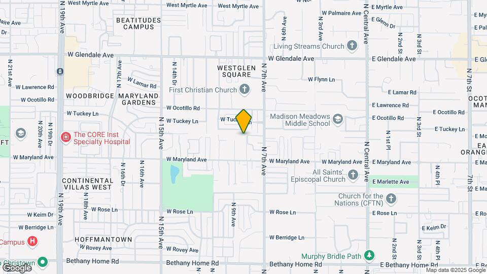 822 W Maryland Ave Map and Location Details