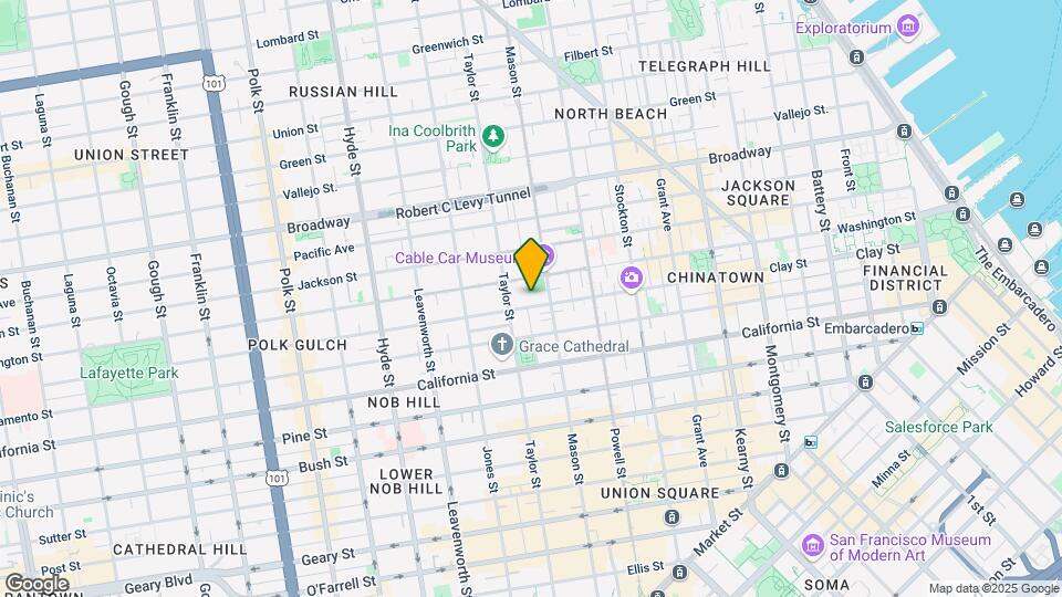 1140 Clay St Map and Location Details