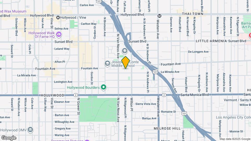 5727 La Mirada Ave Mapa y Detalles de la Ubicación