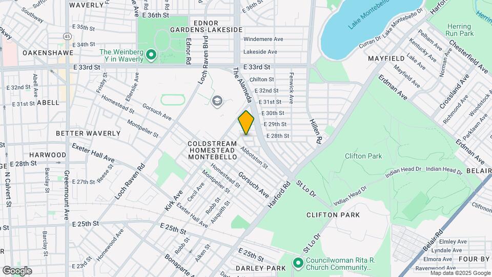 1503 E 28th St Map and Location Details