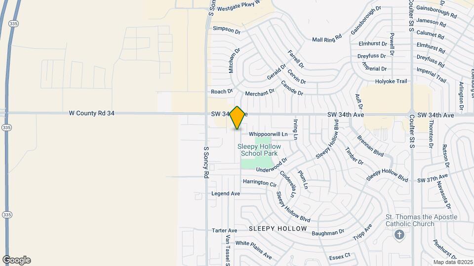 3414 Reeder Dr Map and Location Details