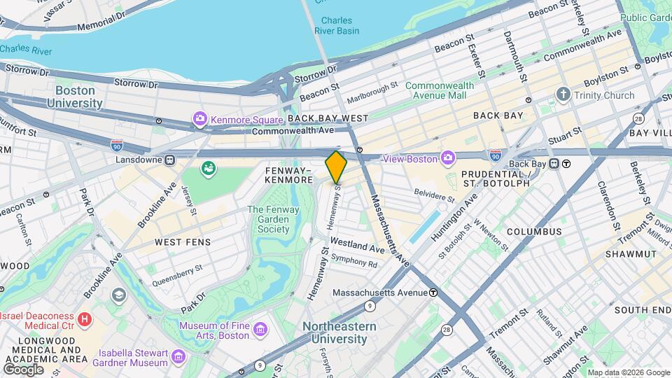 25 Hemenway St Mapa y Detalles de la Ubicación