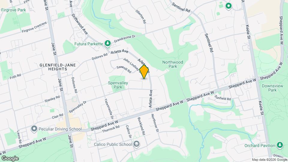 64 Watney Crescent Map and Location Details
