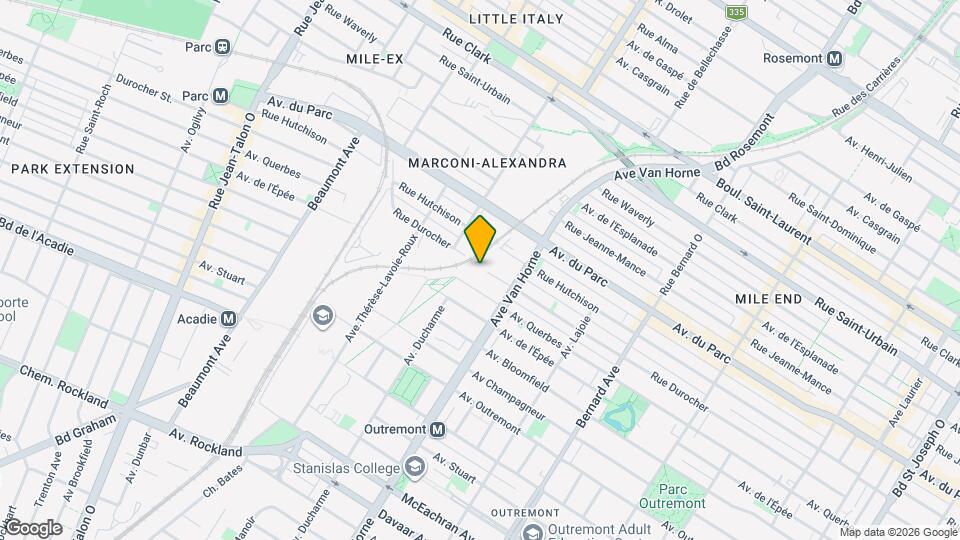 6300 Durocher Av Map and Location Details