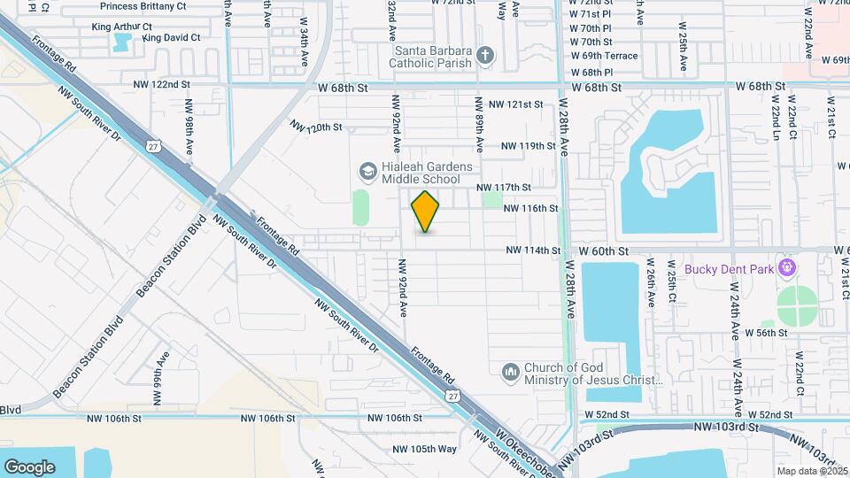 9174 NW 114th Terrace Map and Location Details