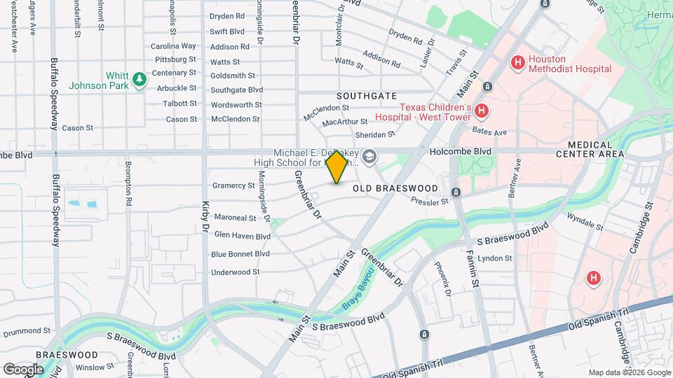 2219 Bellefontaine Map and Location Details