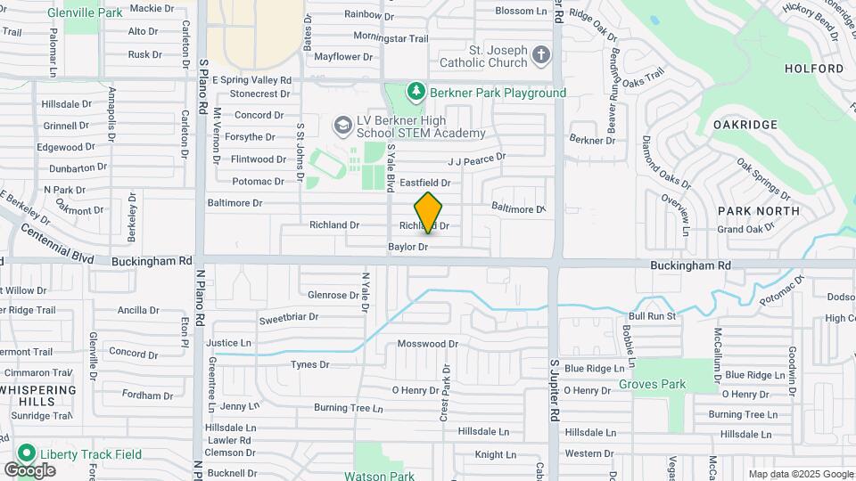 1901 Baylor Dr Map and Location Details