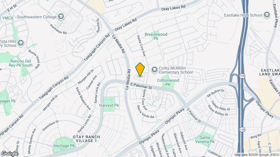 1830 Via Capri Via Map and Location Details