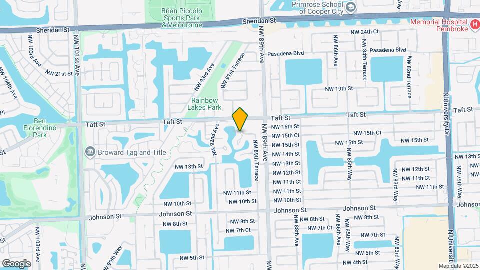 1624 NW 90th Way Map and Location Details