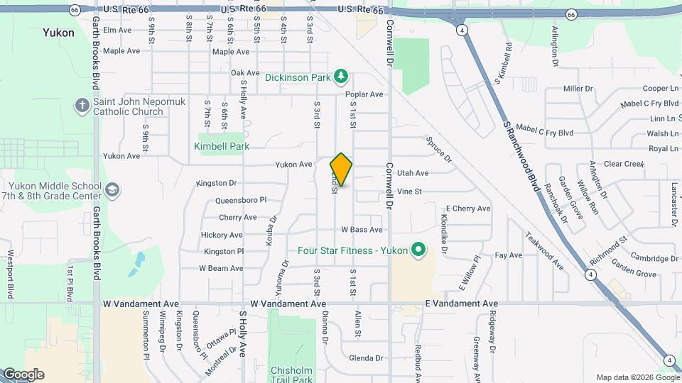 809 S 2nd St Map and Location Details