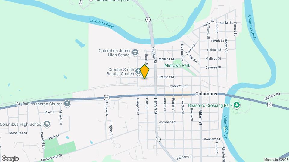 914 Back St Map and Location Details