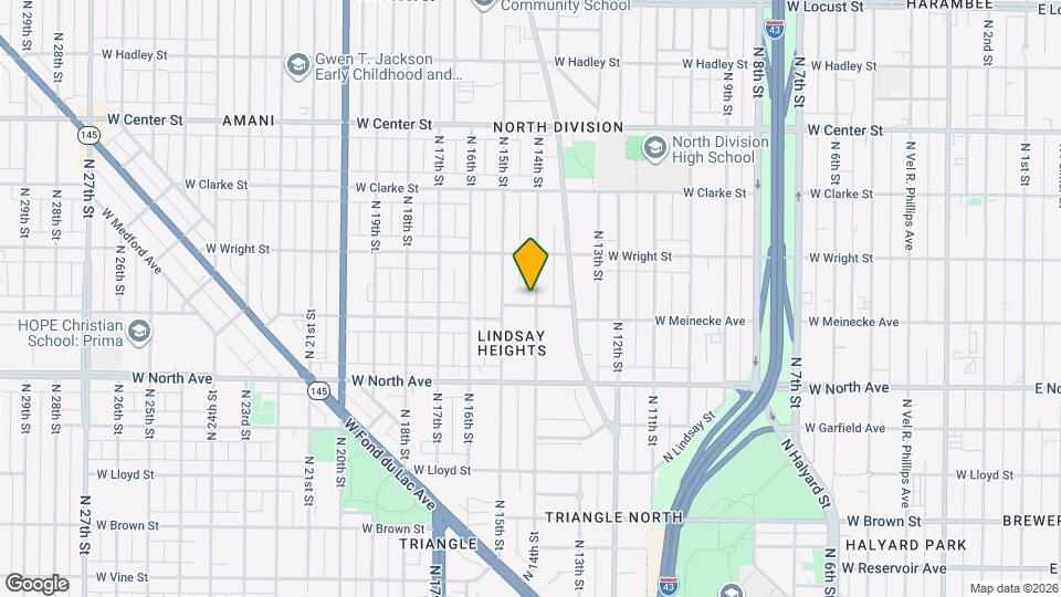 1402 W Meinecke Ave Map and Location Details