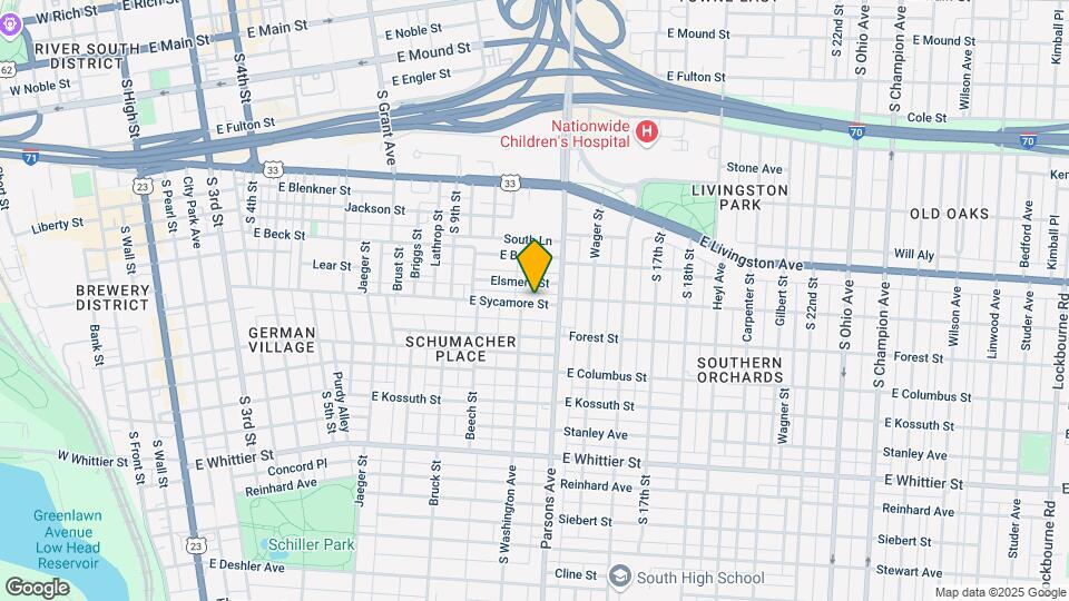 526-528-528 E Sycamore St Map and Location Details