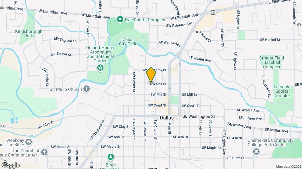 235 SW Oak Map and Location Details