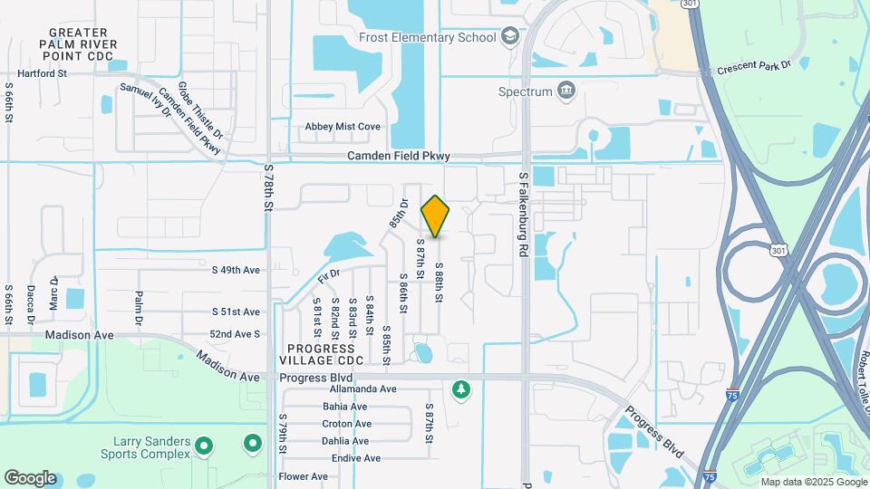 4805 S 88th St Map and Location Details