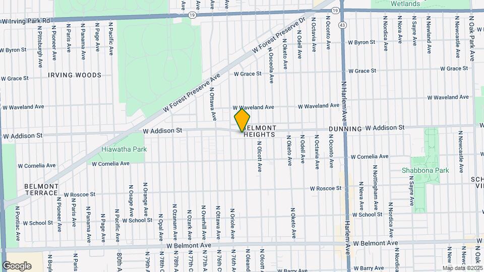 3552 N Oleander Ave Map and Location Details