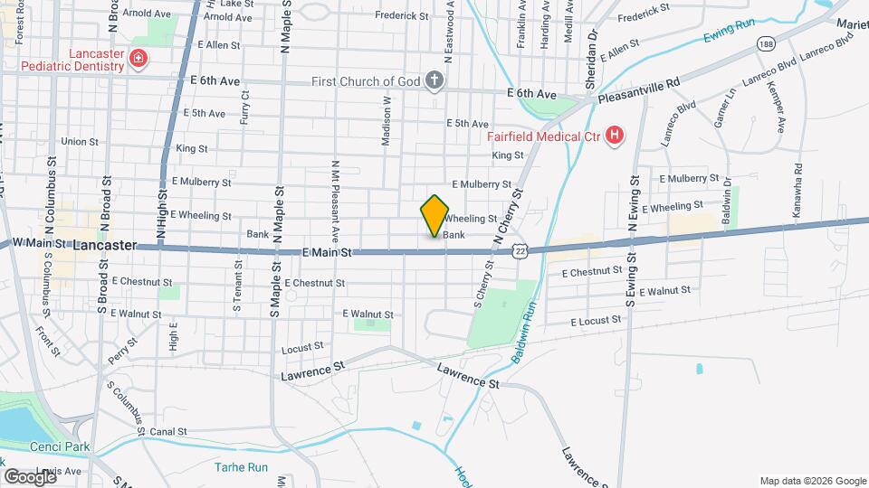 751 E Main St Map and Location Details