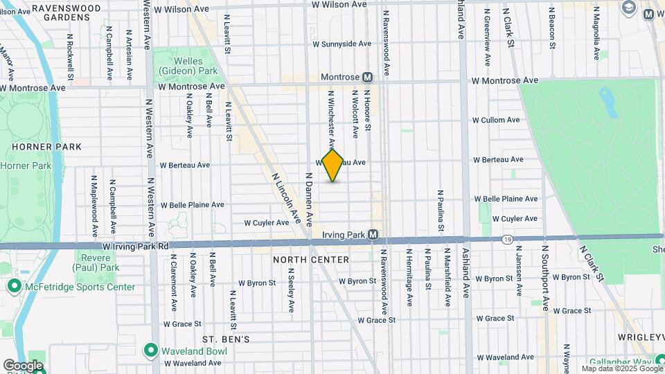 1925 W Warner Ave Map and Location Details