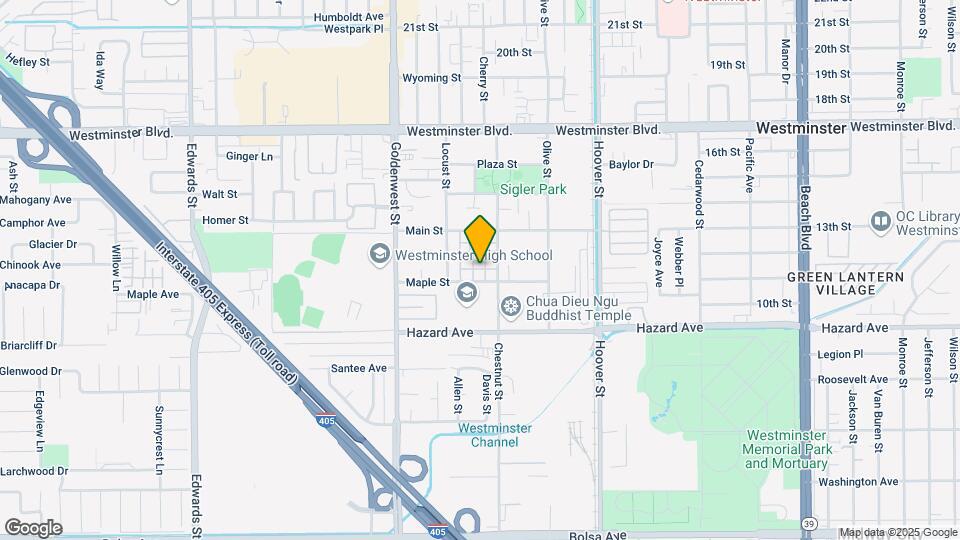 14332 Village Way Map and Location Details