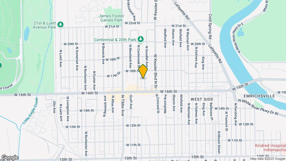 1634 N Goodlet Ave Map and Location Details