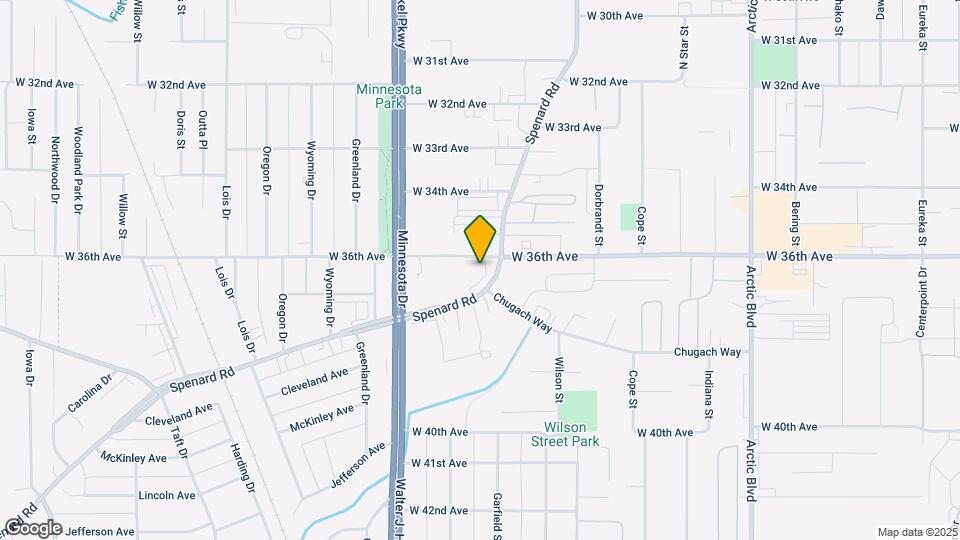 3600 Spenard Rd Map and Location Details
