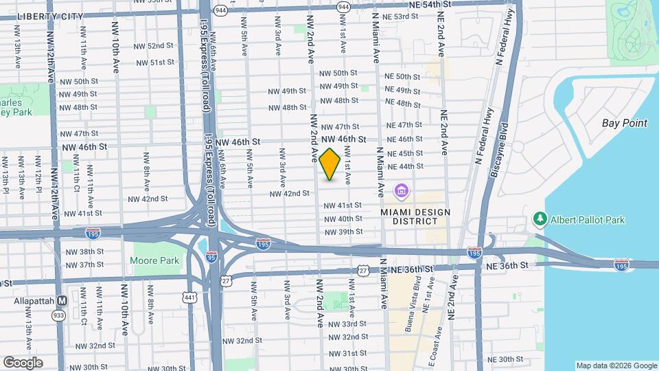 153 NW 42nd St Map and Location Details