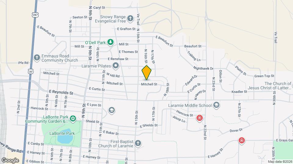 1519 Mitchell St Map and Location Details