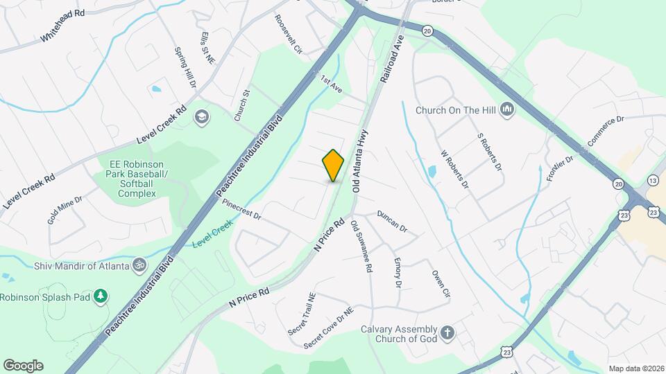 1221 Pine Acre Dr NE Map and Location Details