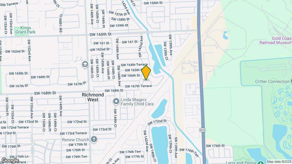 14132 SW 166th Terrace Map and Location Details