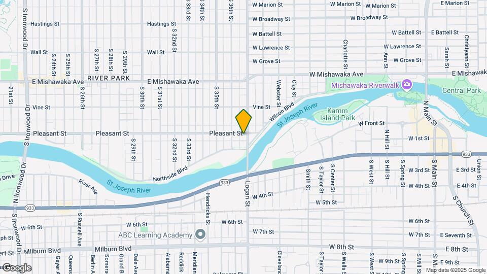 1205 S Logan St Map and Location Details
