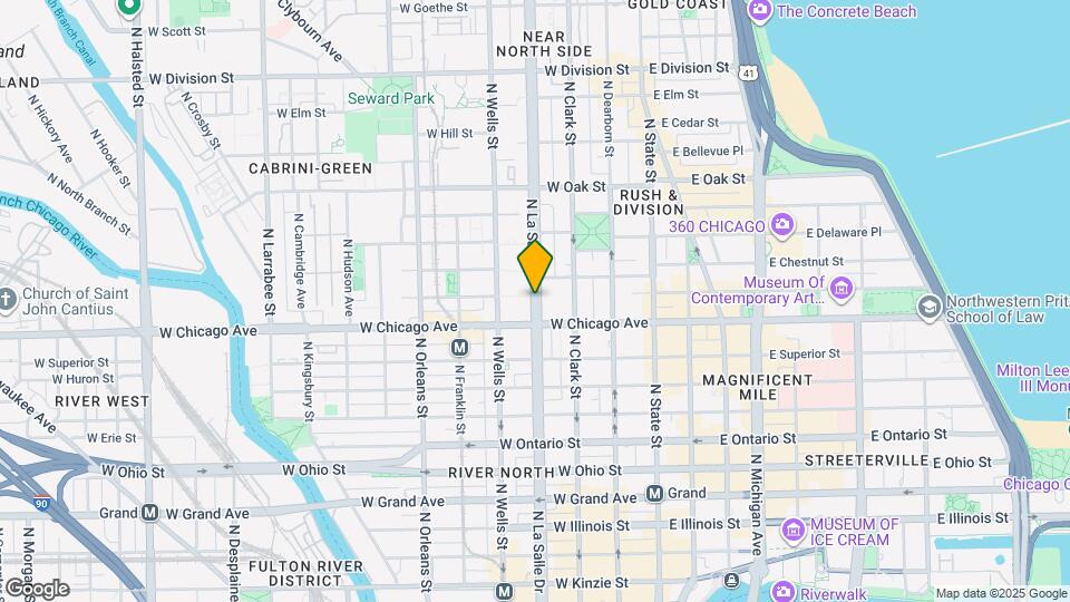 812 N LaSalle St Map and Location Details