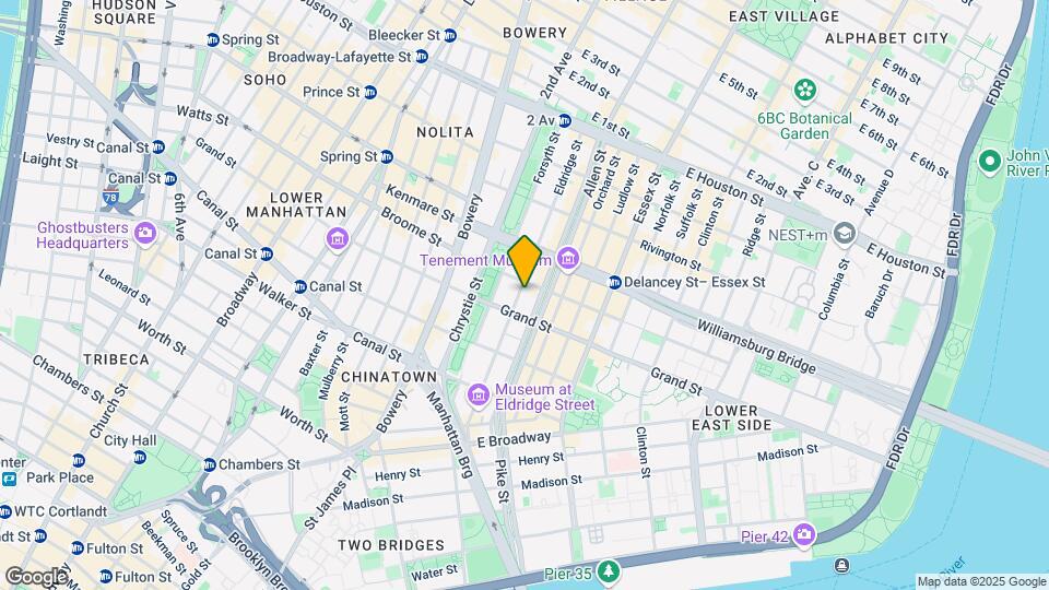 112-114 Eldridge St Mapa y Detalles de la Ubicación