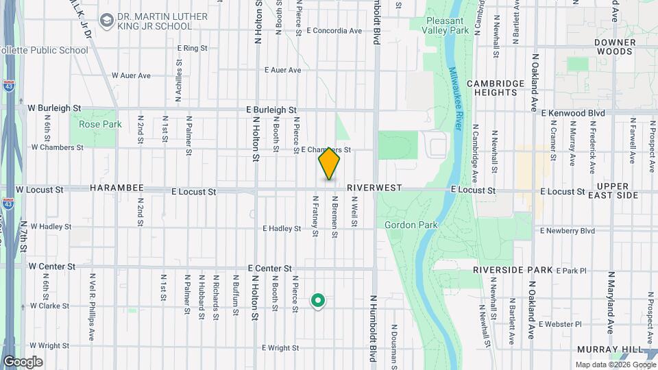 830 E Locust St, Unit 2 Mapa y Detalles de la Ubicación